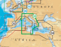 Cartografia elettronica C-MAP e NAVIONICS